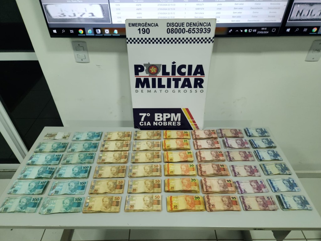PM desarticula quadrilha de facção criminosa e apreende R$ 32 mil de tráfico de drogas