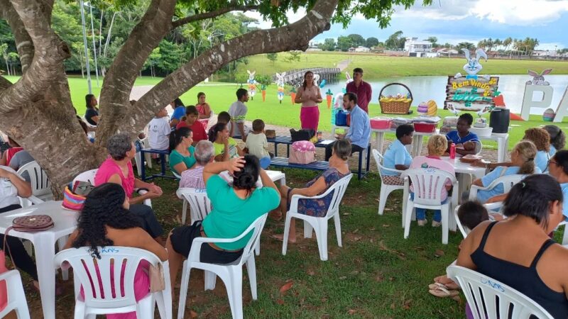 Prefeito Bruno Mena, Participa de entrega de Ovos de Páscoa em Matupá