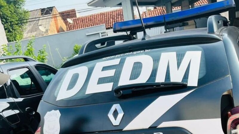 Autor de violência doméstica é preso pela Polícia Civil em Barra do Garças