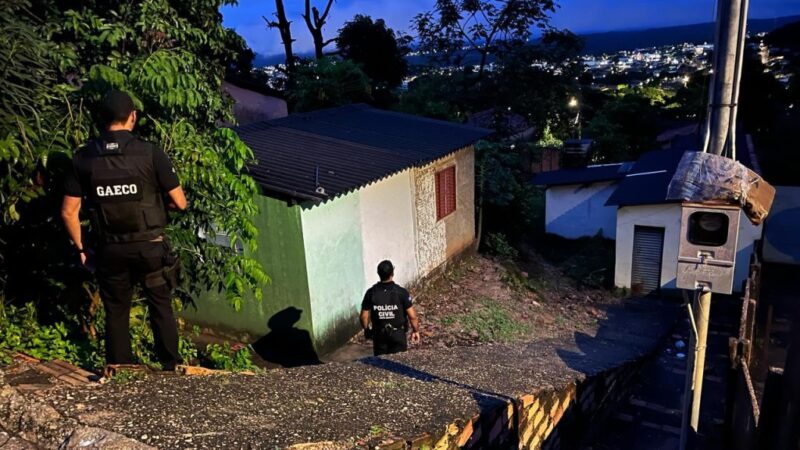 Polícia Civil e Gaeco cumprem 24 mandados contra organização criminosa envolvida em crimes patrimoniais