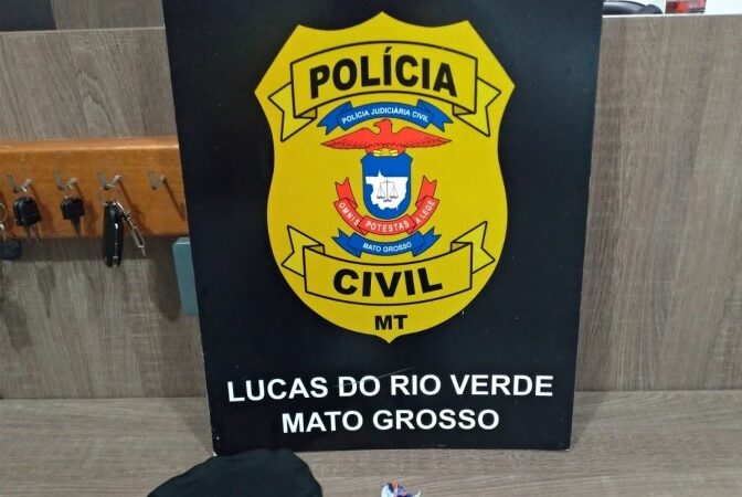 Traficante e usuário são flagrados com entorpecentes em via pública em Lucas do Rio Verde