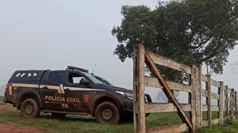 Polícia Civil cumpre buscas em investigação de furto de cabeças de gado em Água Boa