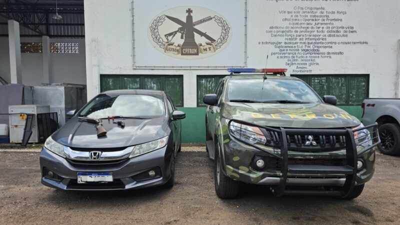Veículo de vítima de latrocínio é recuperado e duas armas de fogo apreendidas após confronto em operação do Gefron
