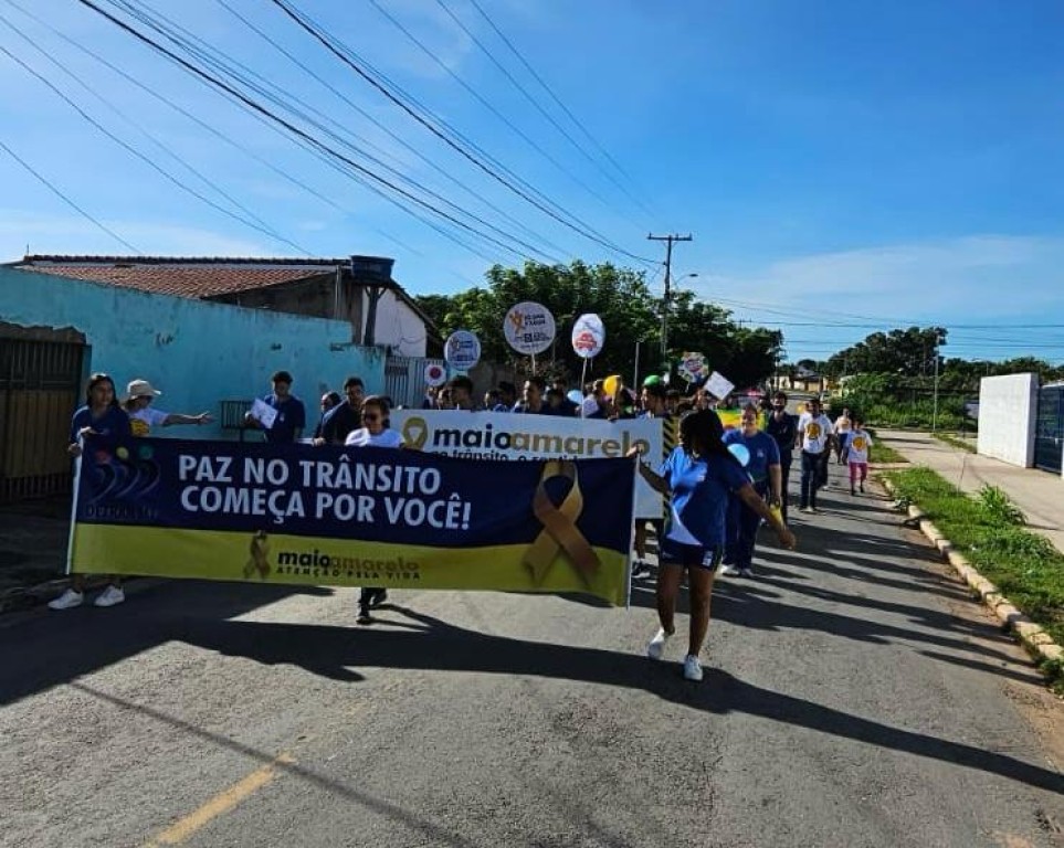 Detran-MT realiza ações educativas nas Escolas Estaduais Salim Felício e Rubens de Mendonça