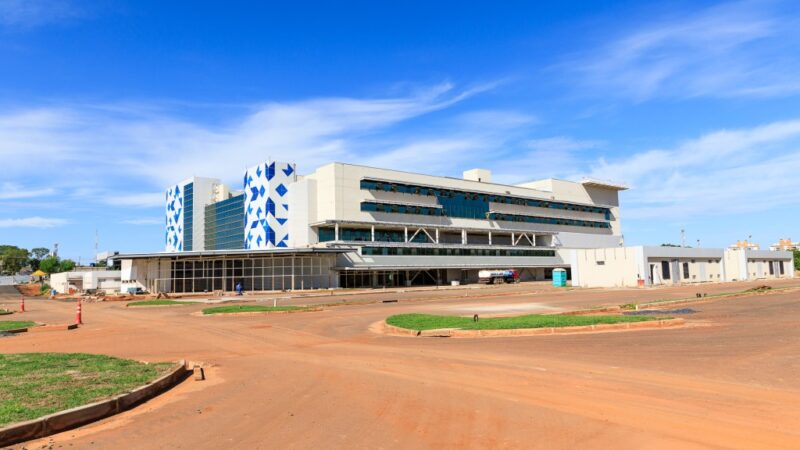 Obra do Hospital Central chega a 95% de execução; unidade entrará em funcionamento em 2025