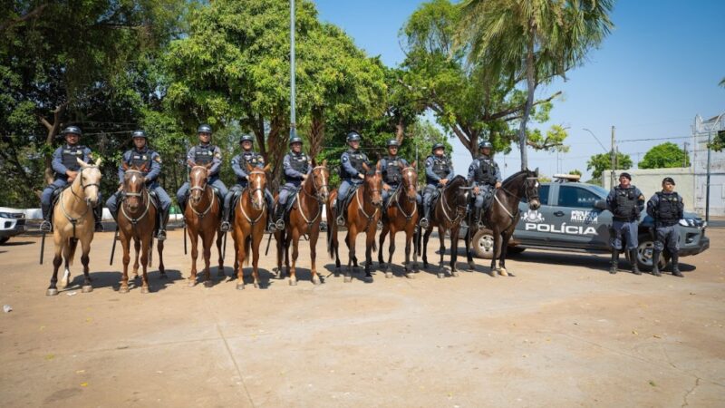Cavalaria da Polícia Militar celebra 13 anos de criação com Operação Centauro