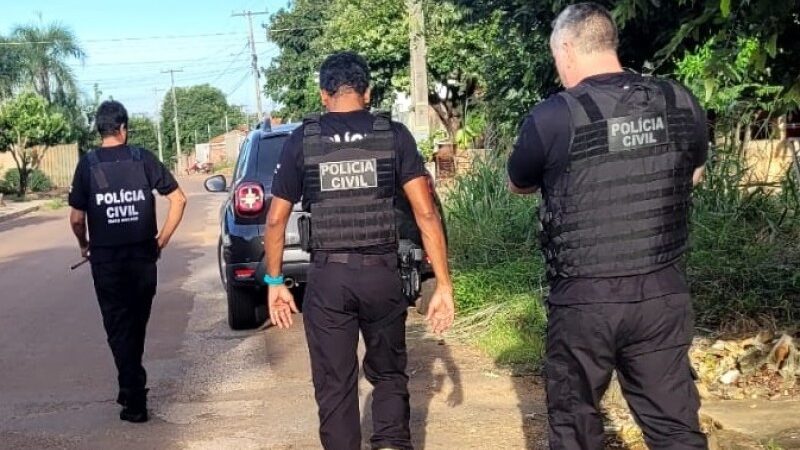 Polícia Civil cumpre 12 mandados contra organização criminosa em Barra do Garças