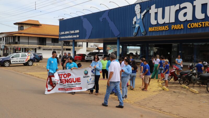 PIT STOP NO CENTRO DE MATUPÁ DANDO INÍCIO A MAIS UMA EDIÇÃO DO PROJETO TODOS CONTRA A DENGUE.