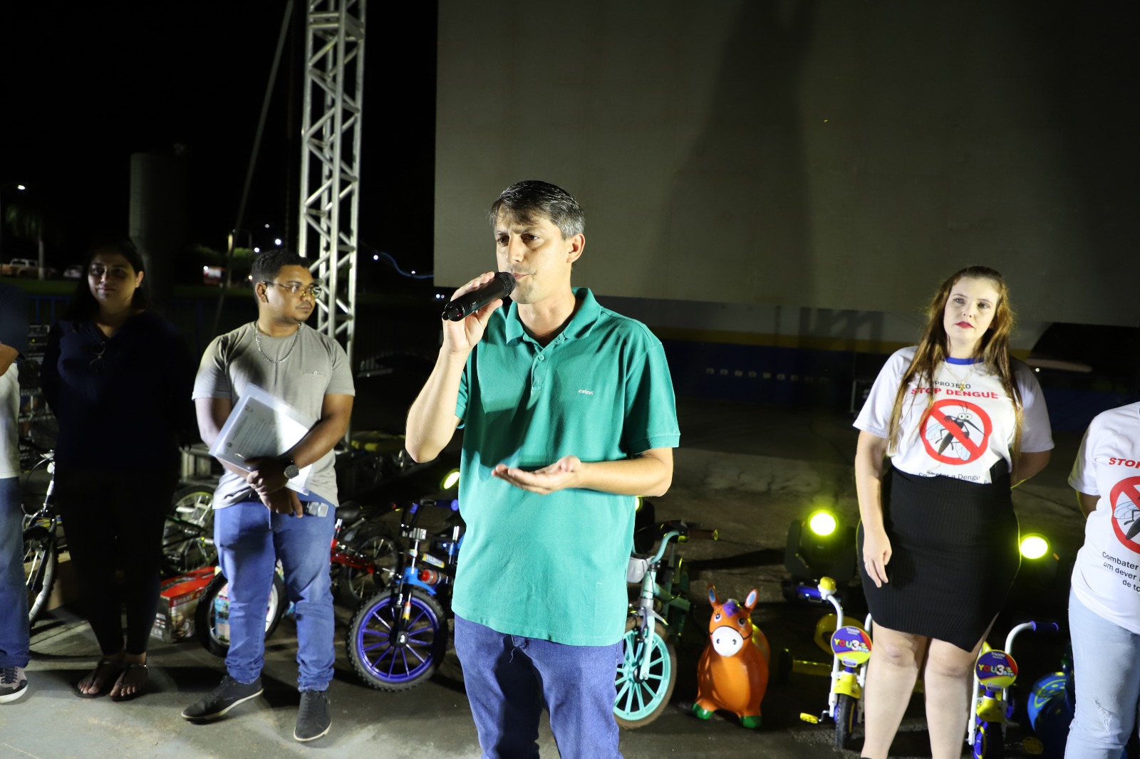 PROJETO PIT STOP DENGUE CONTOU COM SHOW DE TCHÓ E BÉPPI E PREFEITURA DE MATUPÁ FAZ ENTREGA DE PRÊMIOS A ALUNOS E ESCOLAS.