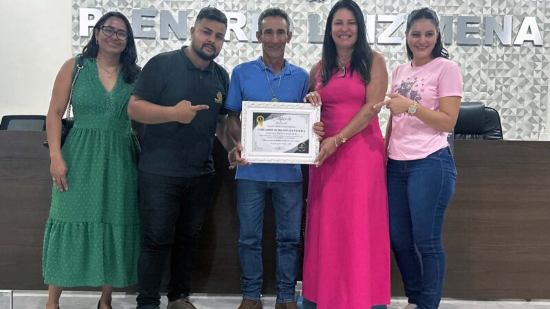 Demilson da Páscoa recebe Certificado de Vereador mais atuante em Guarantã do Norte