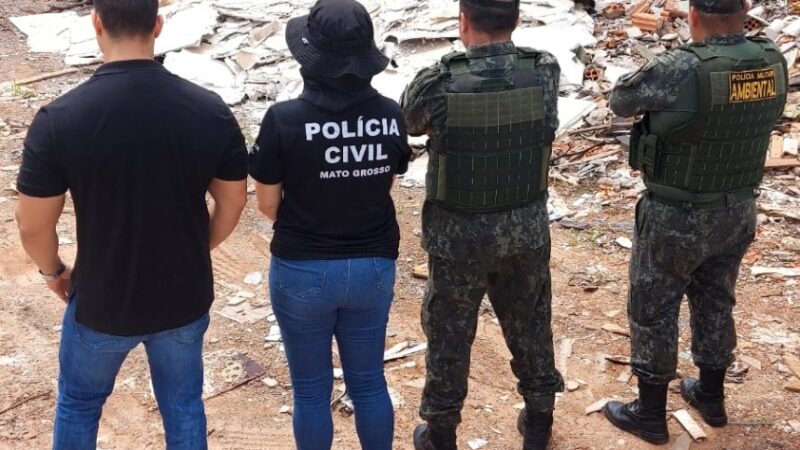 Homem é preso na Capital por crime ambiental de poluição causada por resíduos sólidos