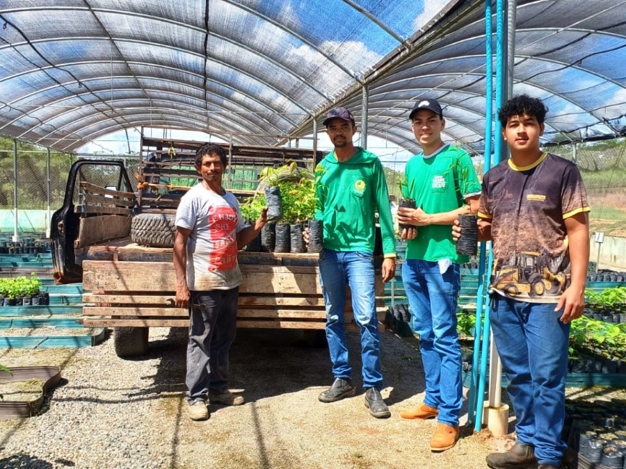 COOPERADOS E ACADÊMICOS CONTAM COM A PARCERIA DO VIVEIRO DE MUDAS DA COOGAVEPE