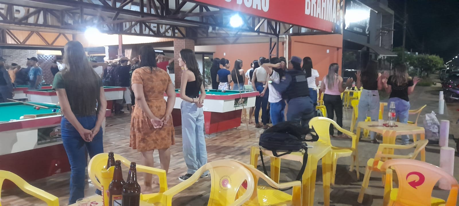 Policia Militar intensifica abordagens e fiscalização de bares e Lanchonetes de Guarantã do Norte