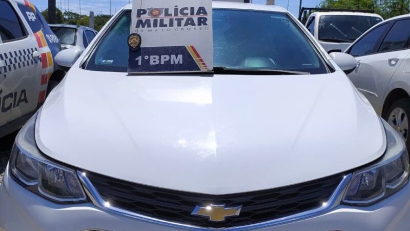 Polícia Militar apreende adolescente por receptação e recupera veículo furtado em Cuiabá