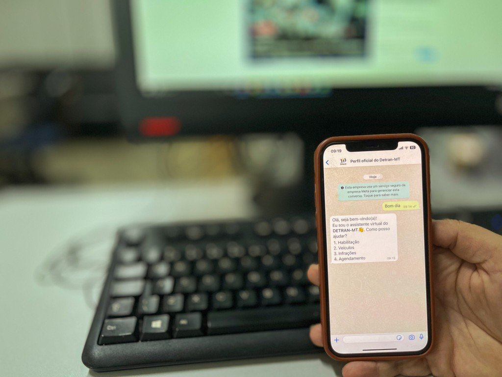 Detran-MT cria canal de atendimento pelo WhatsApp