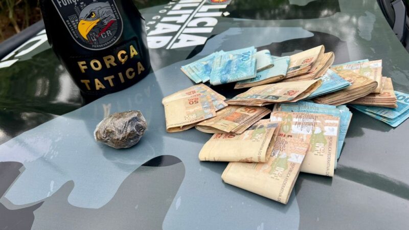 Força Tática prende irmãos por tráfico, direção perigosa e tentativa de suborno durante abordagem