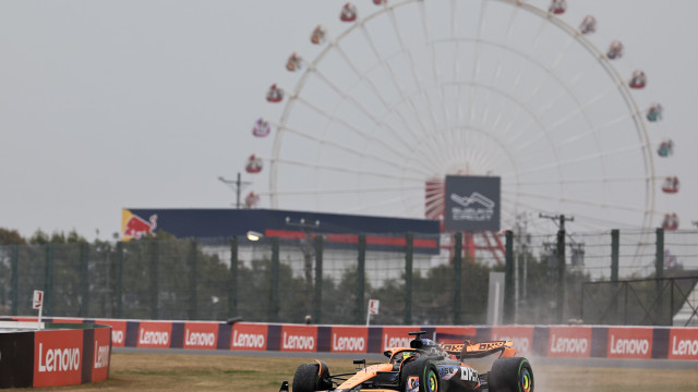 Chuva atrapalha e Piastri lidera 2º treino livre do GP do Japão de F-1
