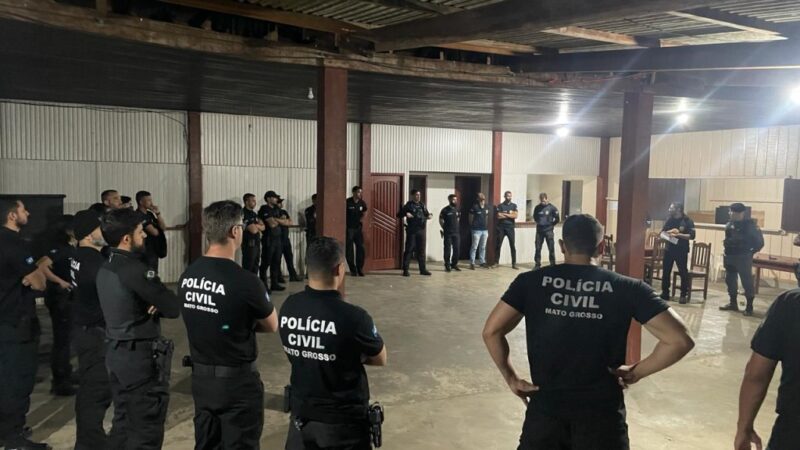 Polícia Civil deflagra operação contra integrantes de facção criminosa em Marcelândia