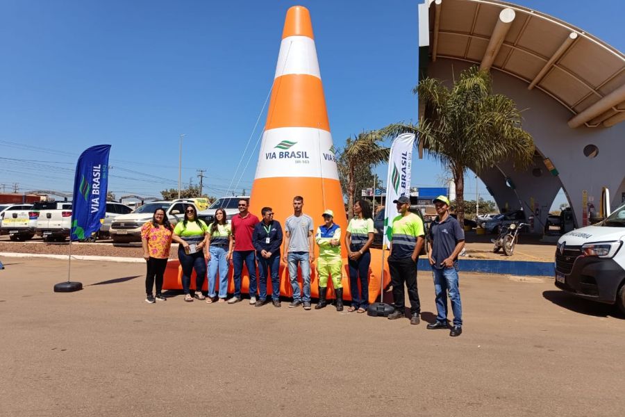 Via Brasil BR-163 realiza ações de conscientização de 18 de maio e de Maio Amarelo