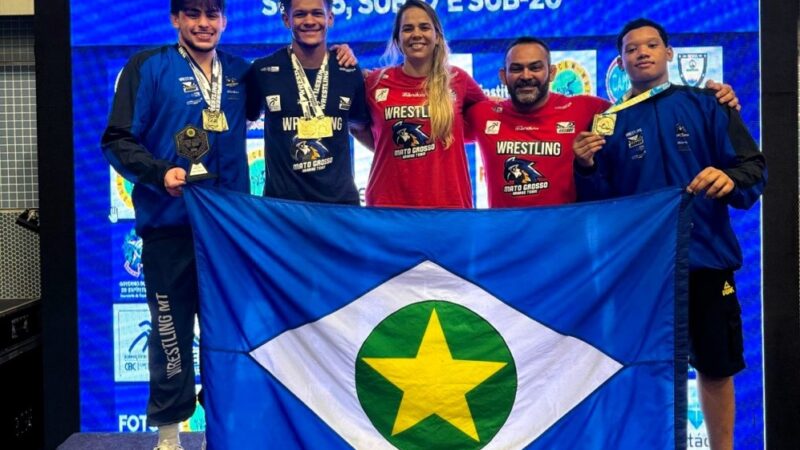 Bolsistas do Governo de MT garantem classificação para o Pan-Americano de Wrestling