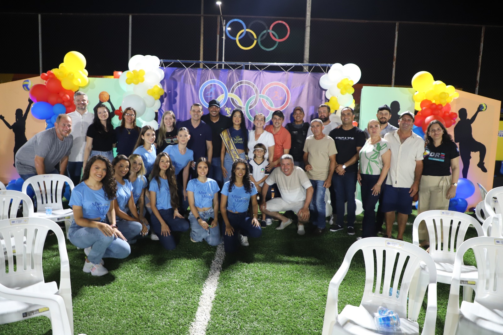 O CAMPO SINTÉTICO FOI O PALCO DA ABERTURA DOS XIX JOGOS OLÍMPICOS ESCOLARES DE MATUPÁ.