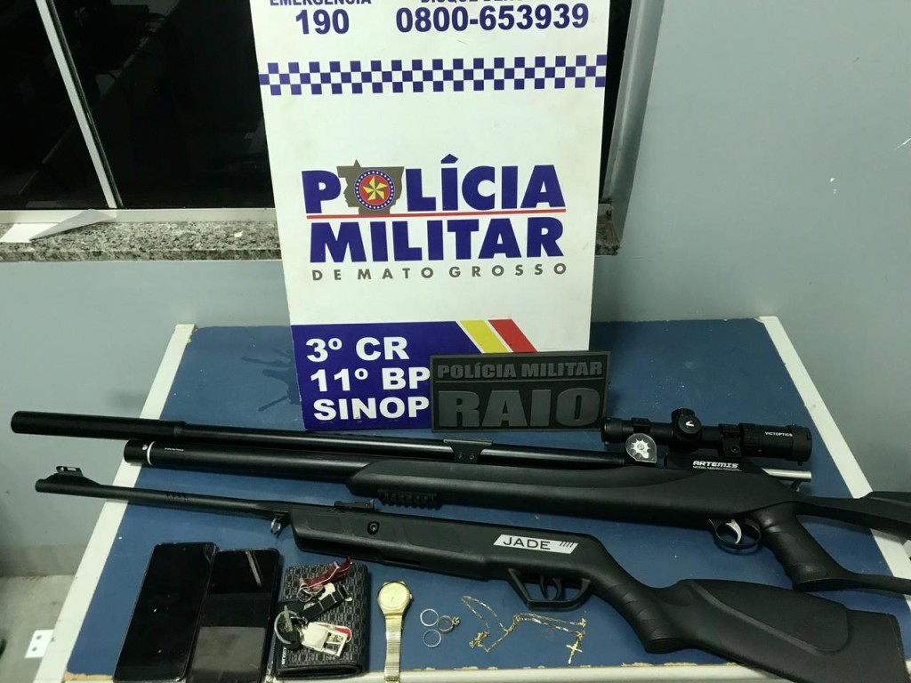 Suspeito de atirar em cachorro é preso em flagrante pela Polícia Militar