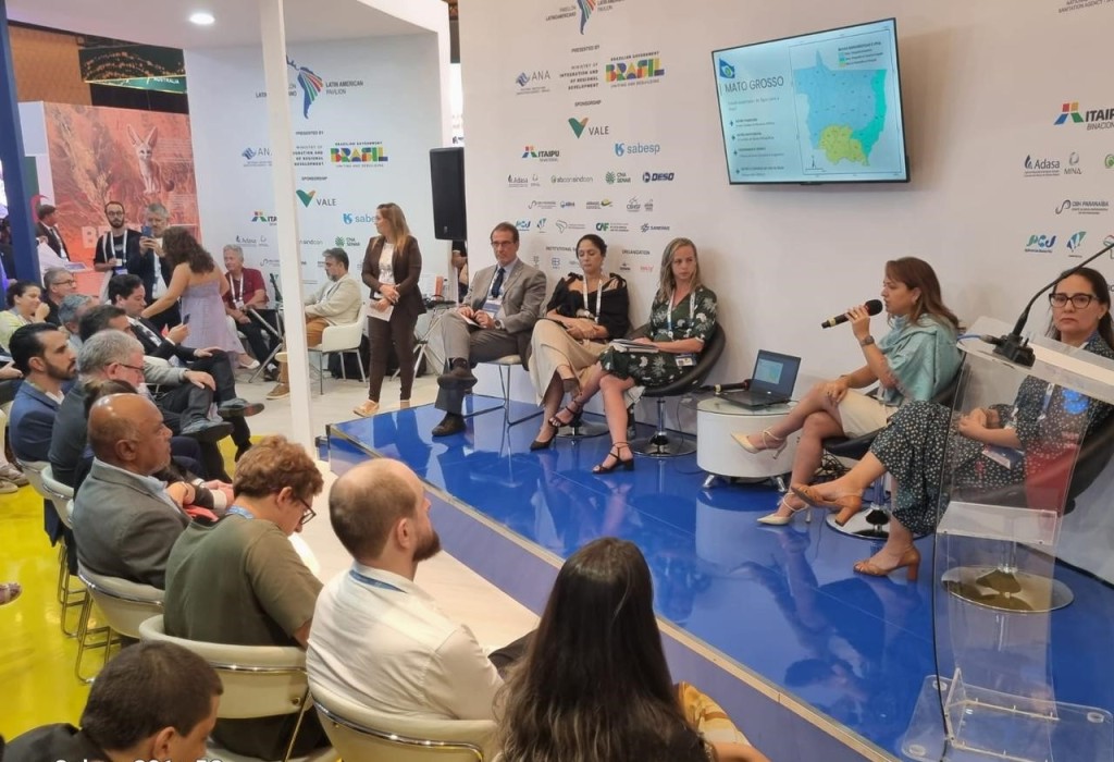 Mato Grosso apresenta avanços na gestão e monitoramento hídrico no Fórum Mundial da Água