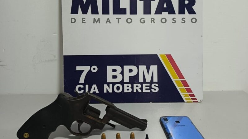 Faccionados são detidos em flagrante pela Polícia Militar com arma de fogo e munições