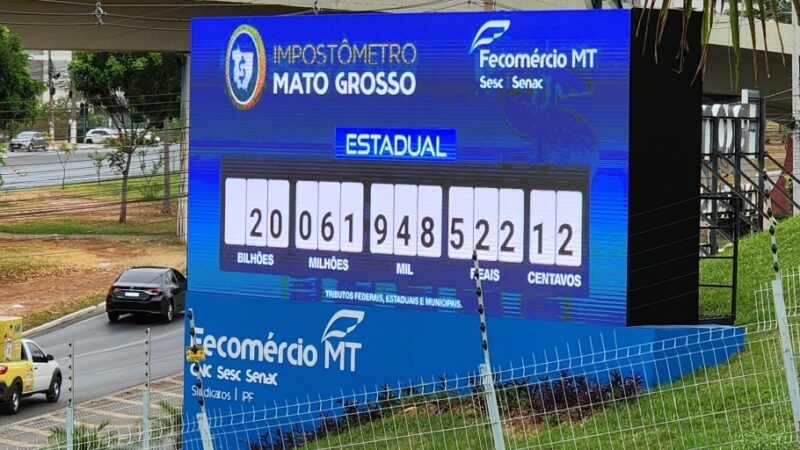 Mato-grossenses já pagaram R$ 20 bilhões em impostos este ano; Sinop R$ 84 milhões