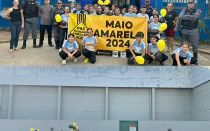 Campanha Maio Amarelo incentiva para ações educativas e de conscientização em Guarantã do Norte