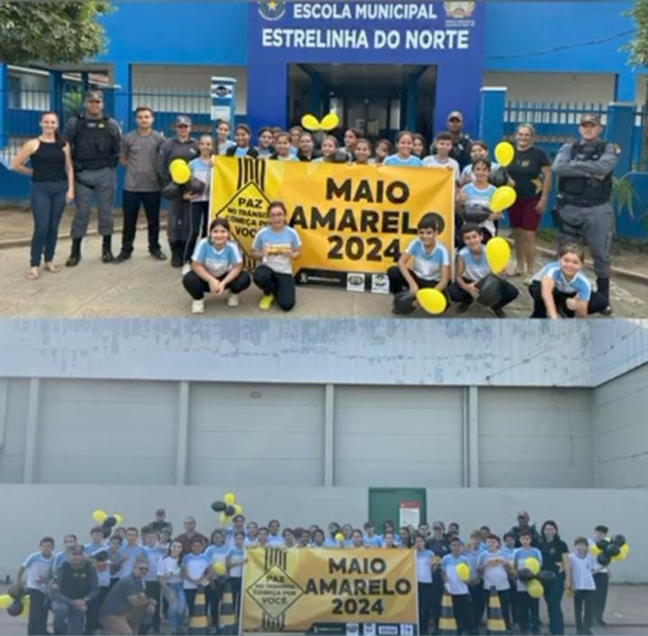 Campanha Maio Amarelo incentiva para ações educativas e de conscientização em Guarantã do Norte