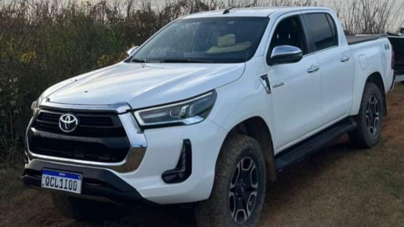 Ladrão furta caminhonete estacionada em frente de residência no Mato Grosso