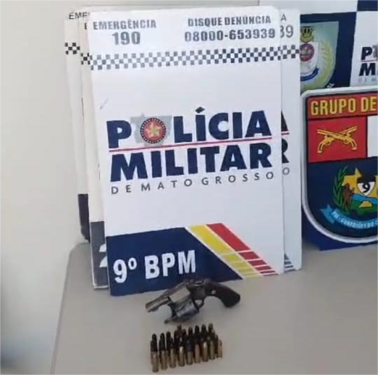 Polícia Militar prende em flagrante homem com arma de fogo ilegal em Cuiabá