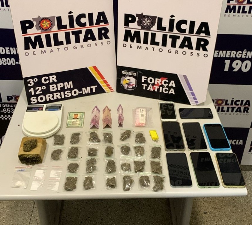 Força Tática detém cinco suspeitos por formação de quadrilha, apreende drogas e recupera veículo roubado