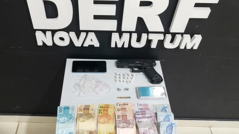 Polícia Civil desarticula tráfico de drogas com a prisão de mais dois traficantes em Nova Mutum