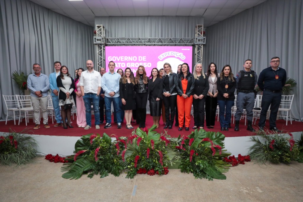 Expedição SER Família Mulher – MT Por Elas é lançada em Cáceres com participação da primeira-dama do Estado