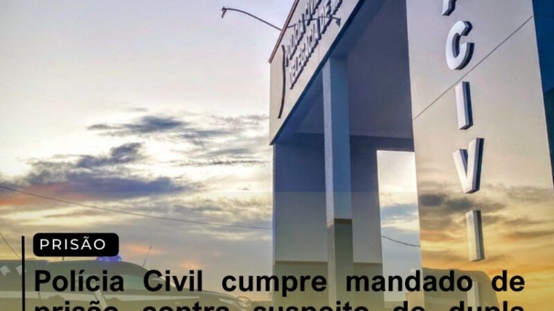 Polícia Civil cumpre mandado de prisão contra suspeito de dupla tentativa de homicídio em Matupá.