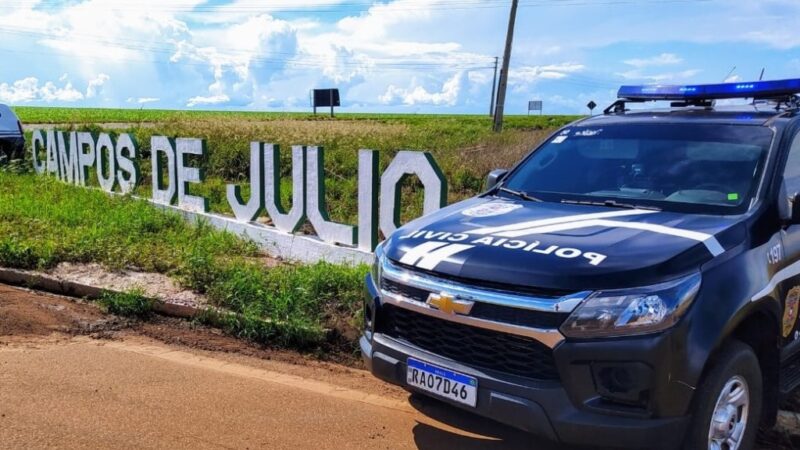 Polícia Civil prende em flagrante autor de tortura contra jovem em Campos de Júlio