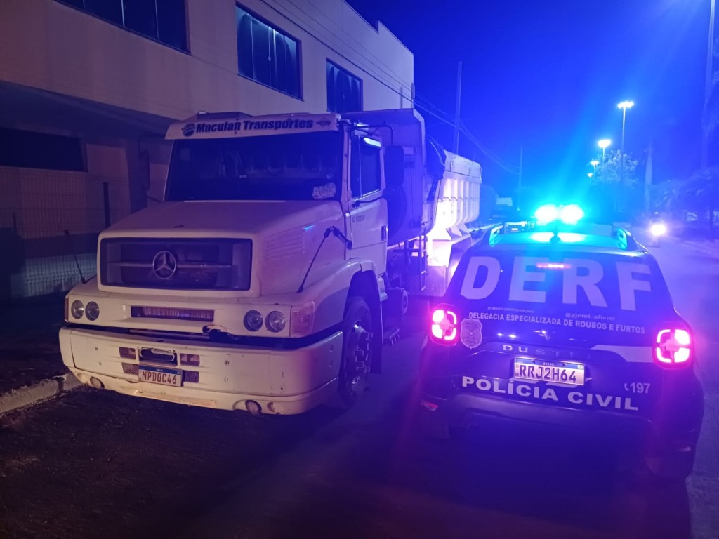 Polícia Civil prende homem por apropriação indébita de caminhão avaliado em R$ 295 mil