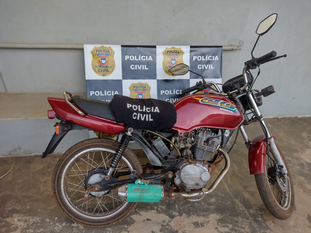 Polícia Civil recupera motocicleta furtada de pátio do Detran e identifica suspeito do crime