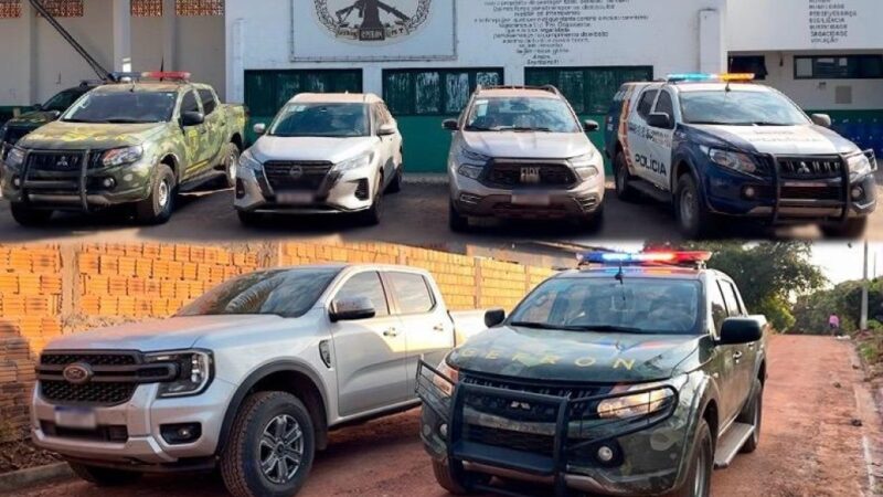 Gefron recupera três veículos furtados em Goiás e prende foragido da Justiça