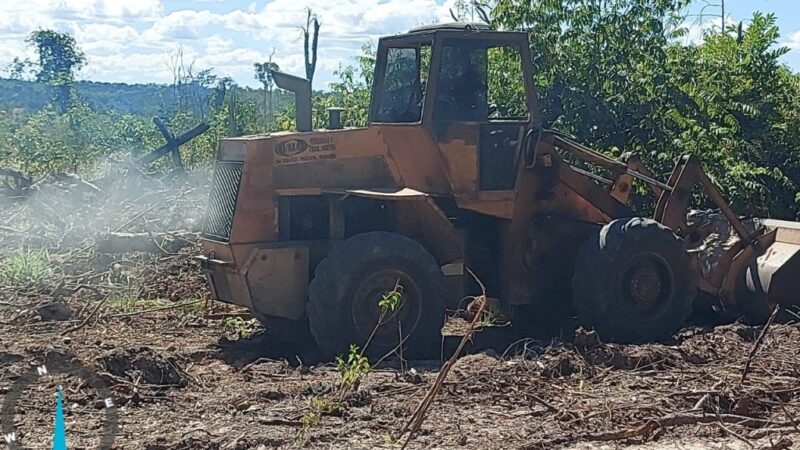 Operação contra crimes ambientais na região de Juara resulta na apreensão de 9 tratores