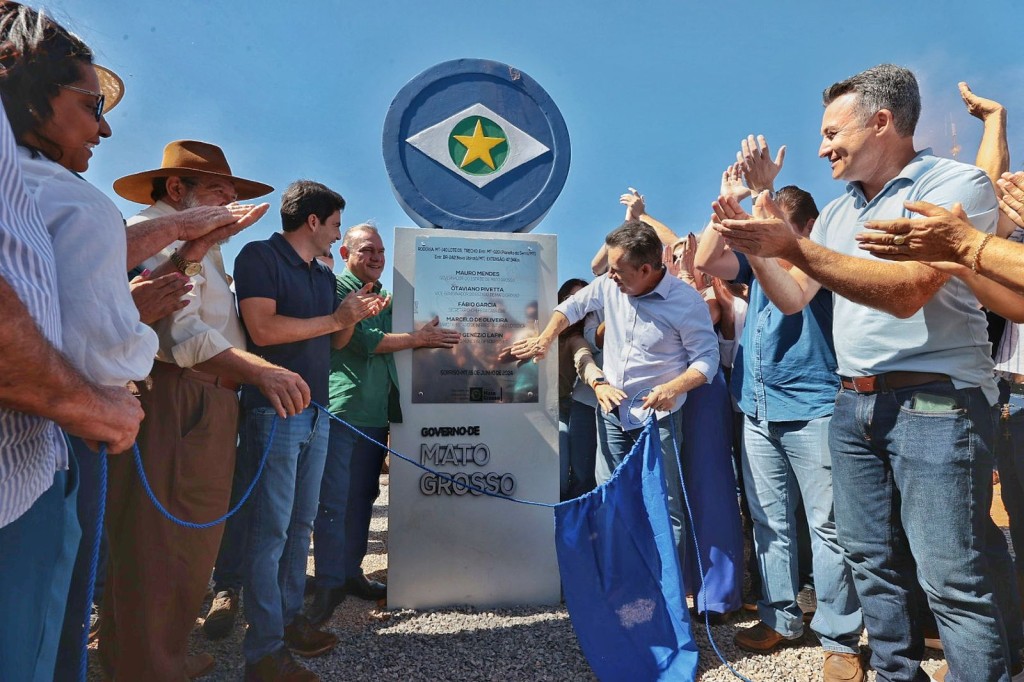 Governo de MT entrega 281 km de asfalto novo da MT-140: “obra aguardada há décadas e que agora é realidade”