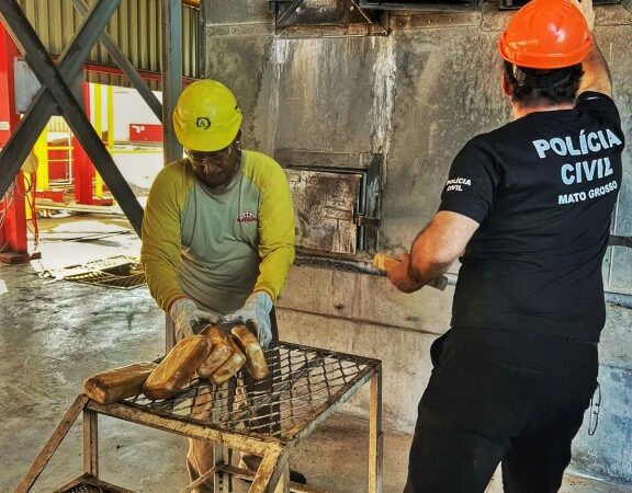 Polícia Civil incinera drogas apreendidas desde 2010 em Santo Antônio do Leverger