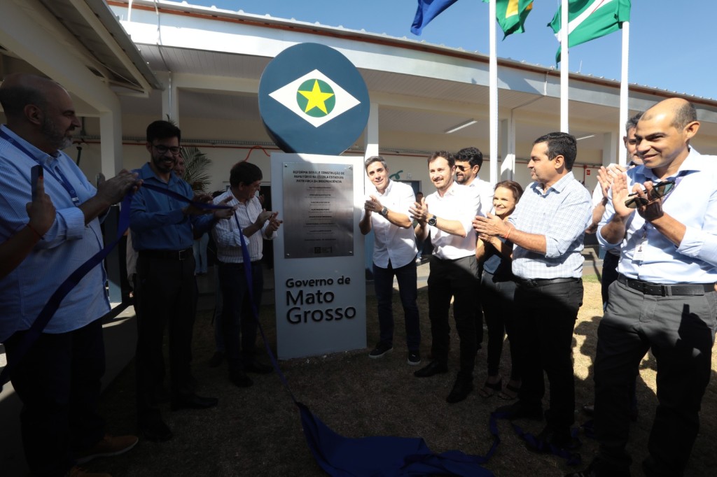 Escola da década de 70 ganha estrutura moderna com reforma completa executada pelo Governo de MT