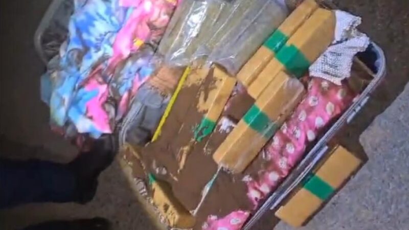 Adolescente é apreendida em flagrante transportando 20 tabletes de maconha em ônibus para interior de MT