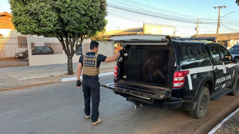 Oito operações policiais estão sendo realizadas simultaneamente em Mato Grosso nesta terça-feira