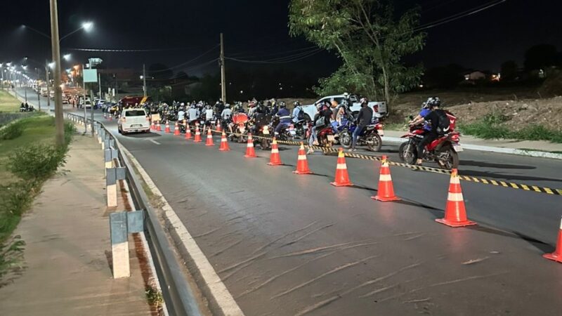 Operação resulta em 107 multas e remoção de 69 motocicletas em Cuiabá