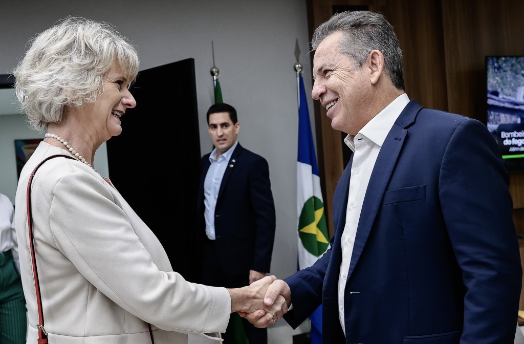 Governador apresenta potencialidades de MT para embaixadora da Irlanda