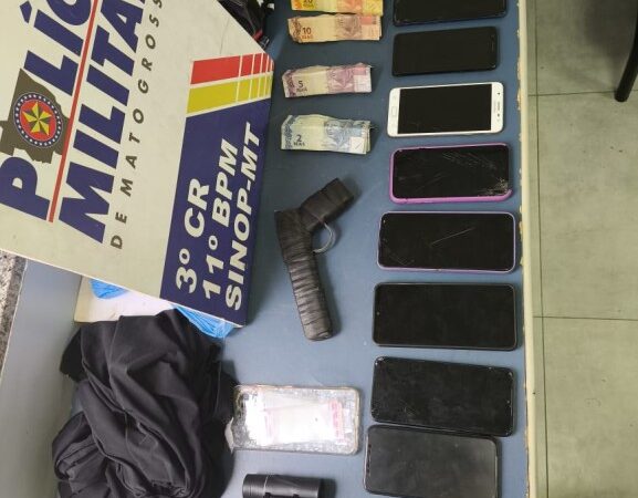 Polícia Militar apreende adolescentes suspeitos por roubo em Sinop